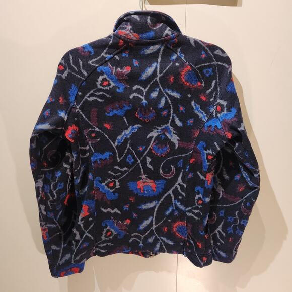 Sherpa Adventure Gear Bhutan Full Zip Jacket Rathee Blue Floral GORPcore Sz M - Picture 4 of 9